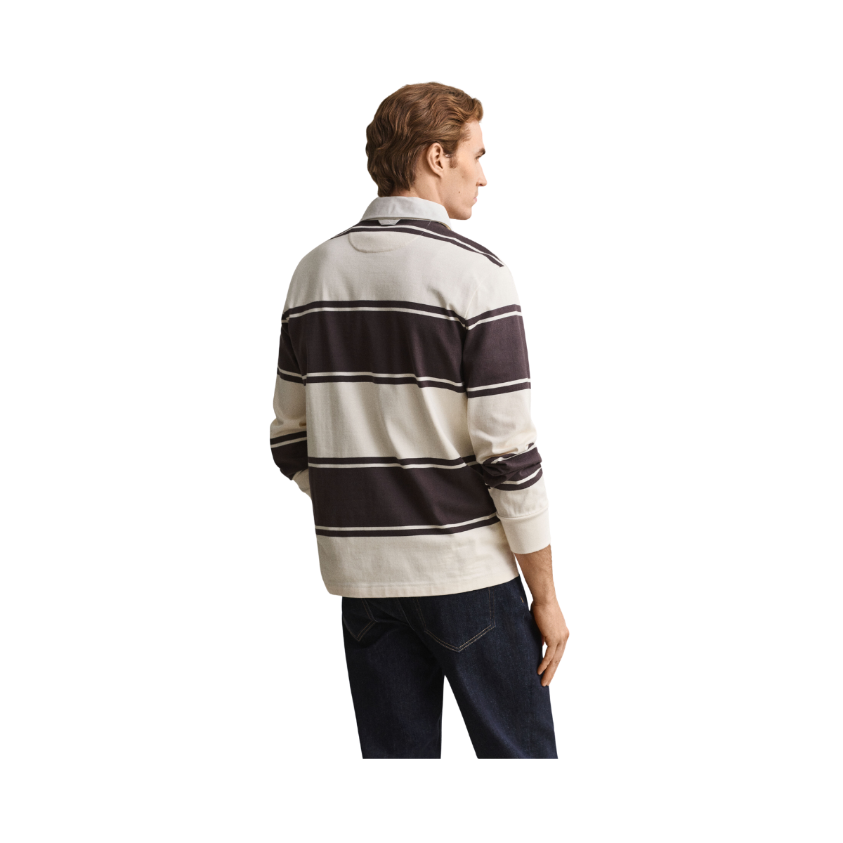 Striped Rugger - Charred Wood Brown
