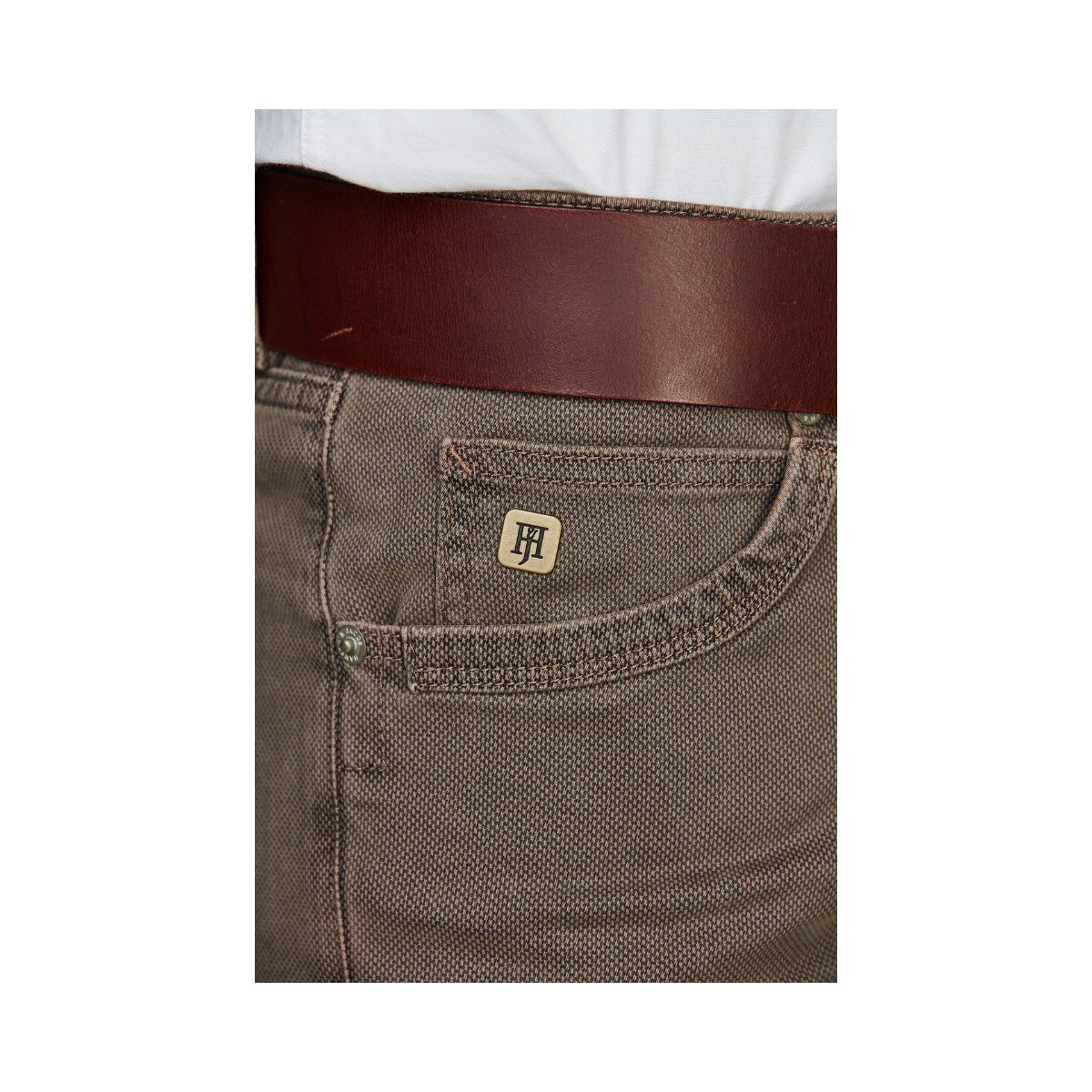 5-Pkt Cut'N Sew Bormio Print - Toffe Brown