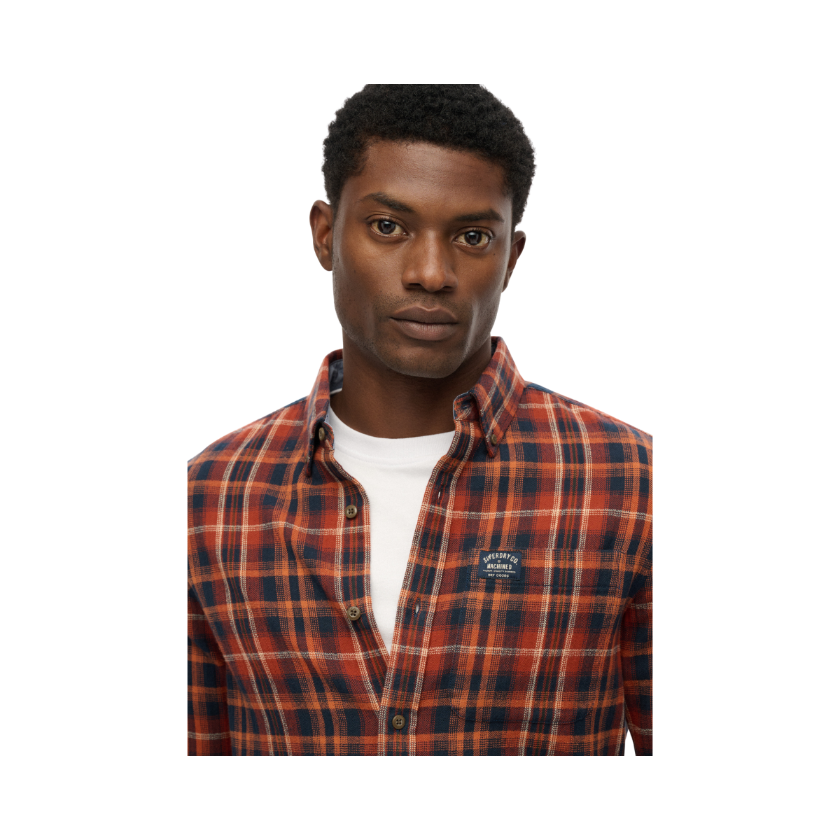 Lumberjack LS Shirt - Logger Check Orange