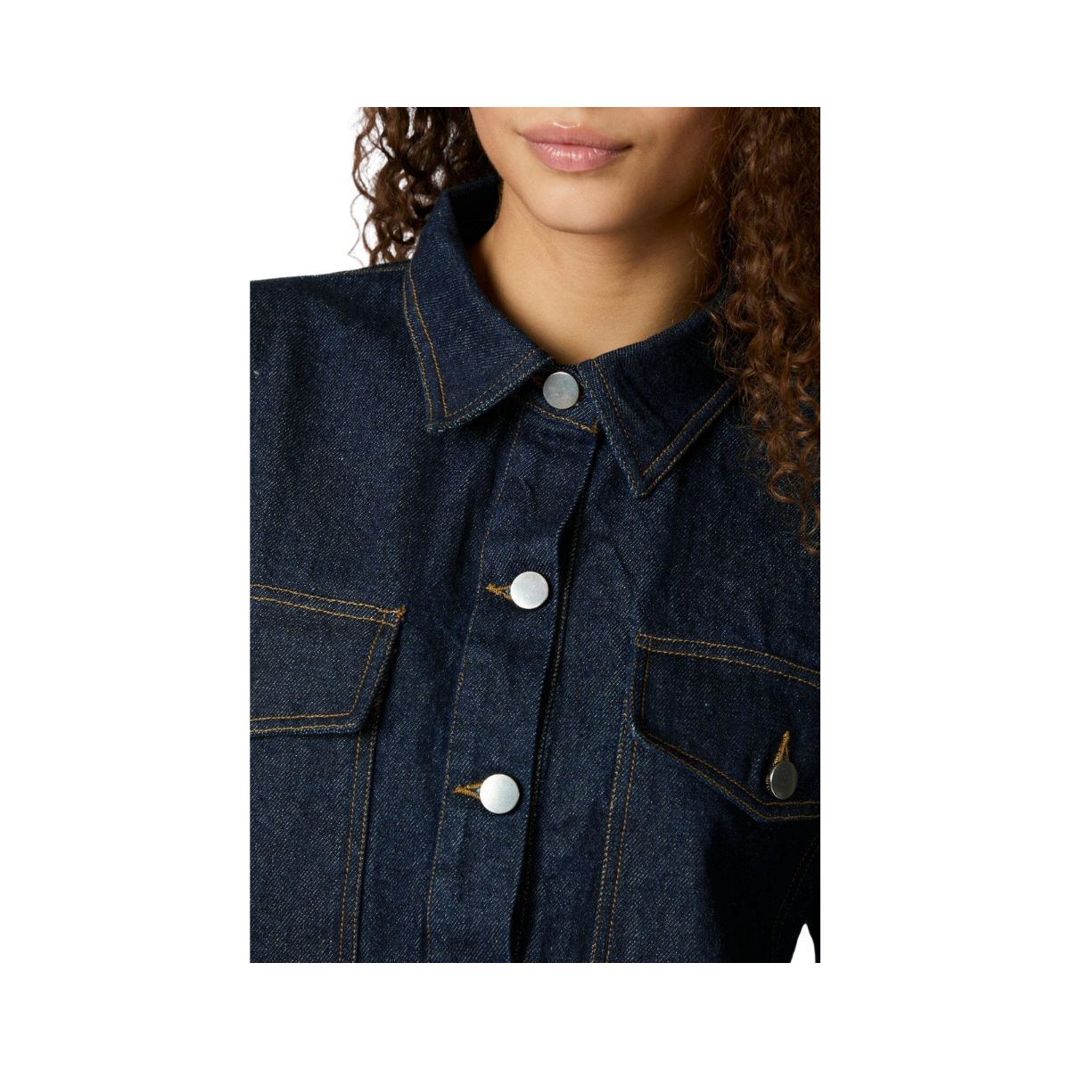 Paras Denim Dress - Dark Blue