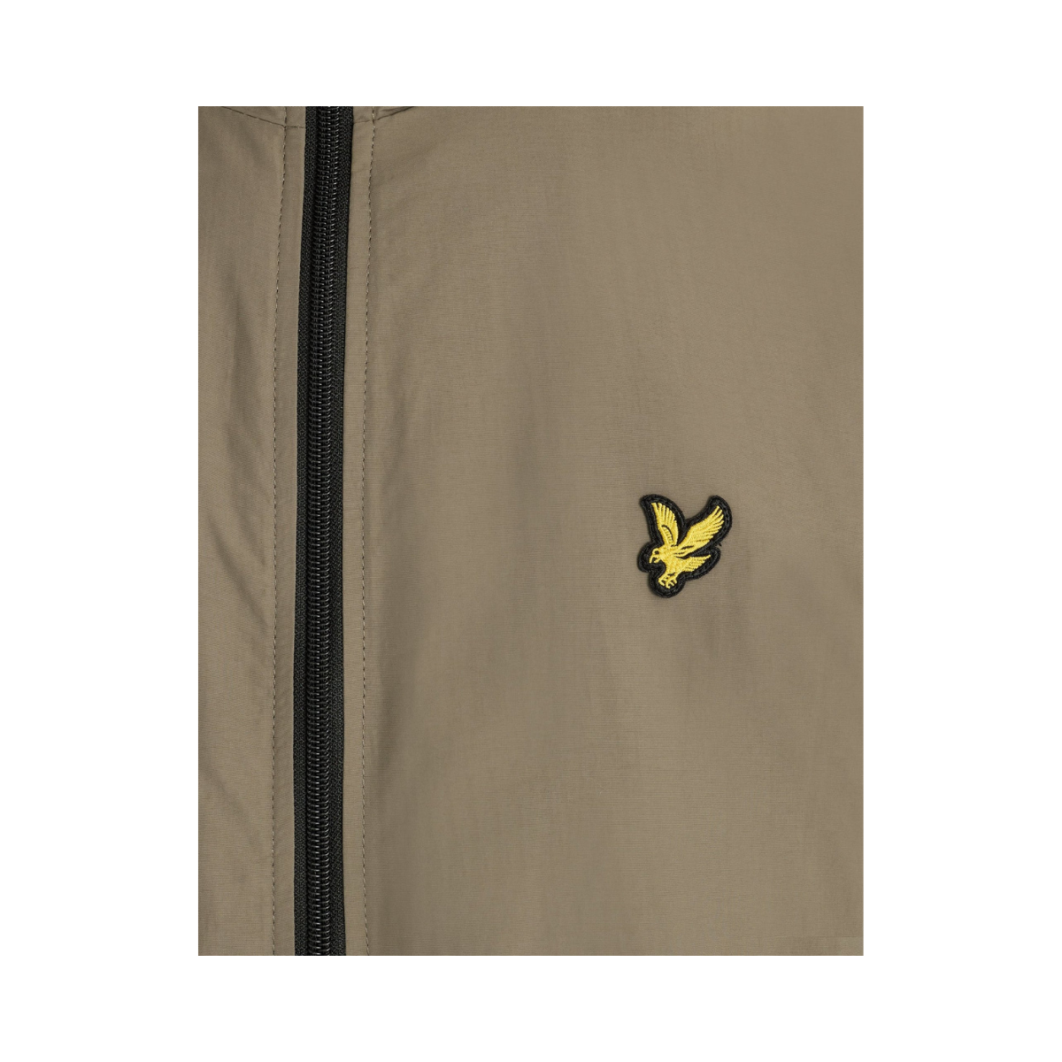 Contrast Hooded Jacket - Khaki Ash