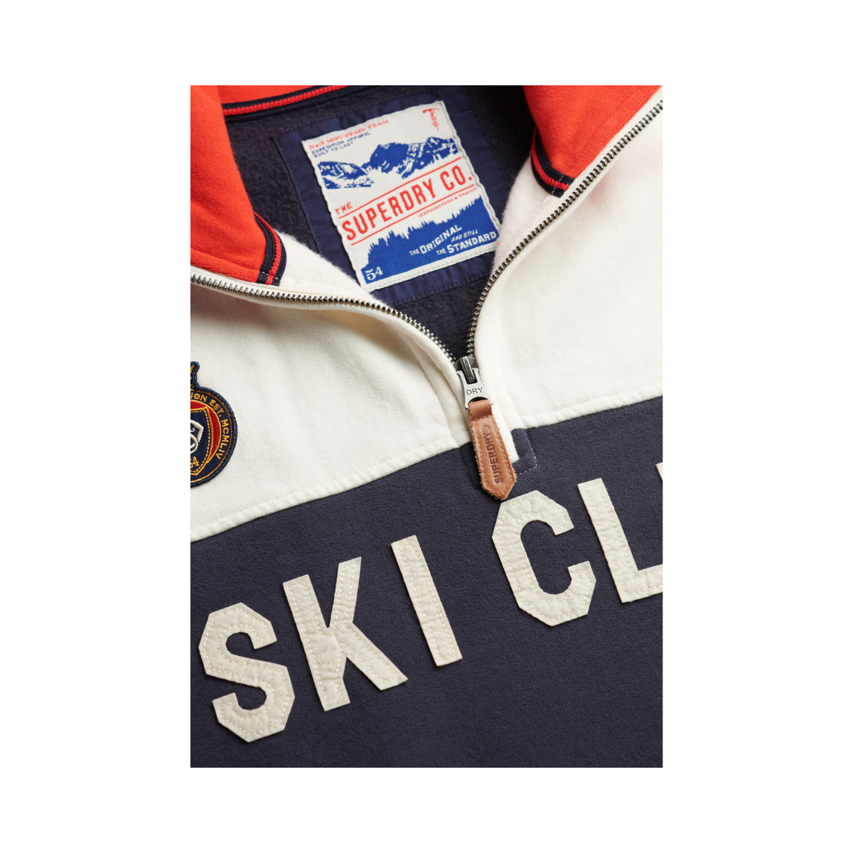 Preppy Ski Half Zip - Cream