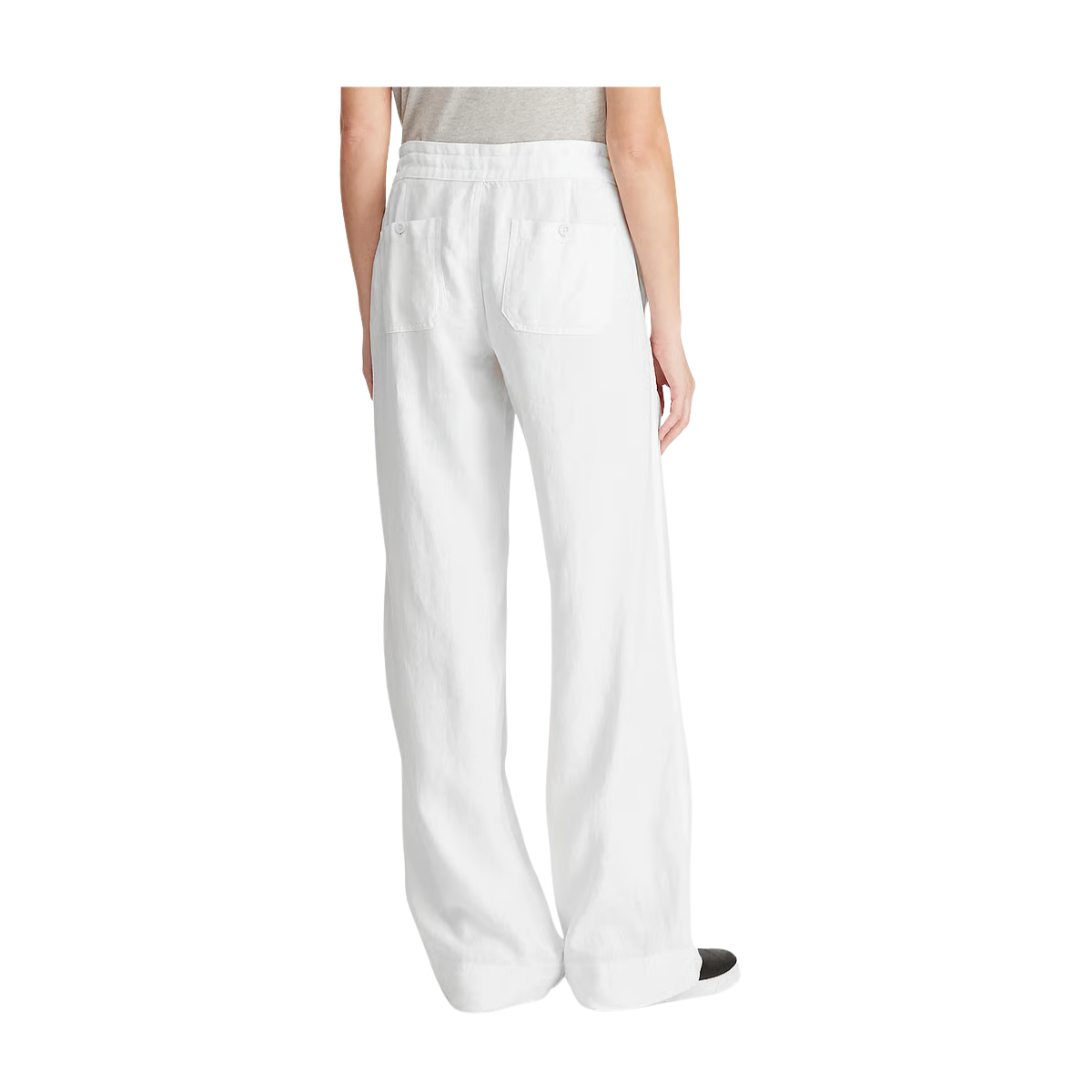 Jovonie Wide Leg Pant - White