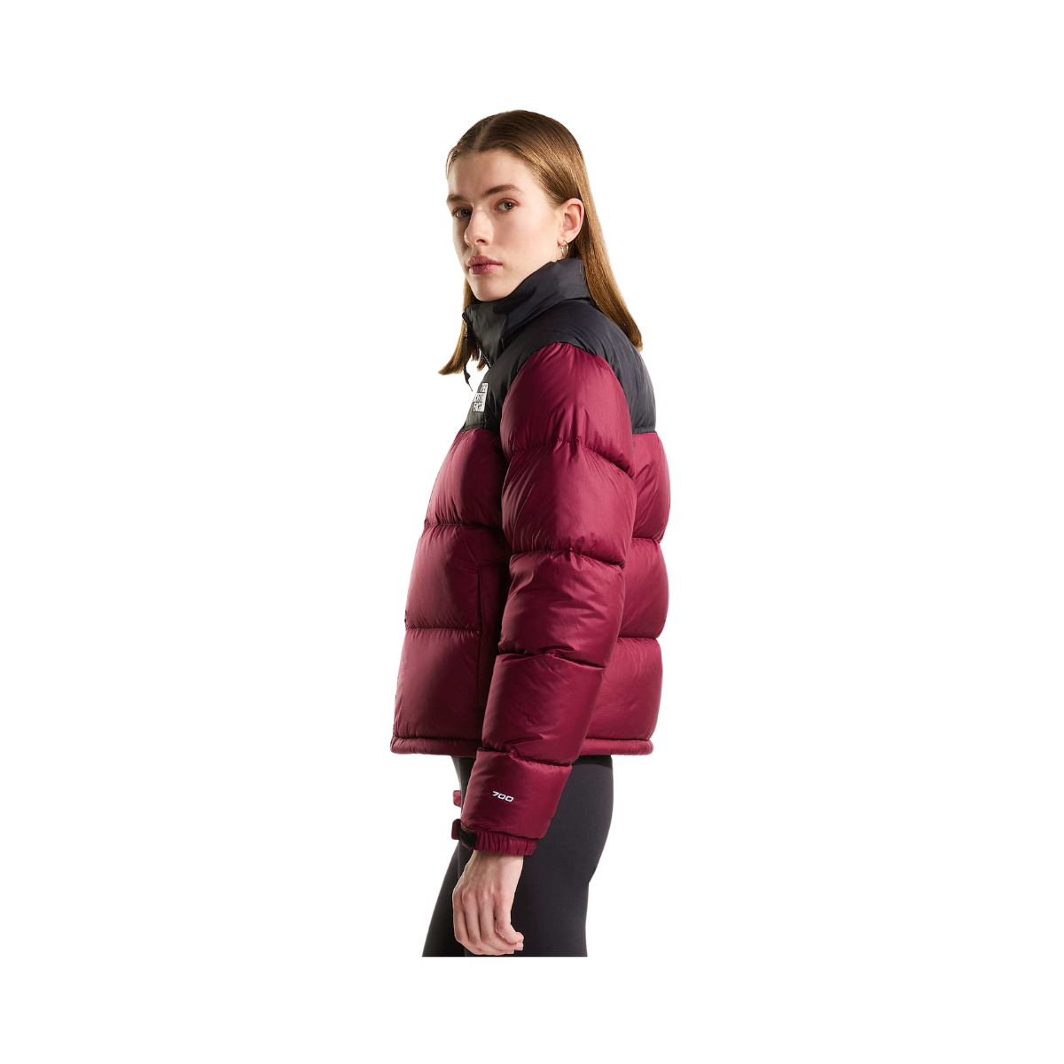 W Retro Nuptse Jacket - Burgundy Crush