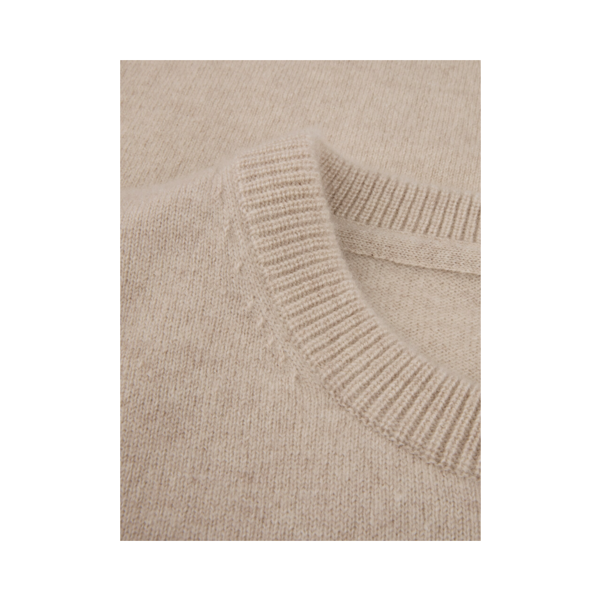 Janet Short Sleeve Knit - Beige