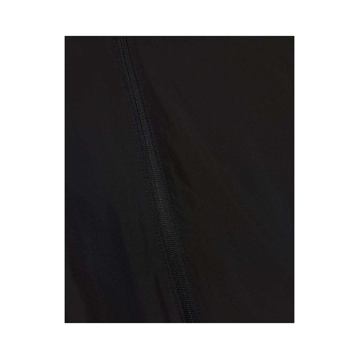 Funnel Neck Shell Jacket - Jet Black