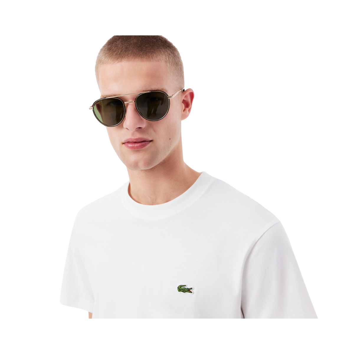 Crewneck T-Shirts - White