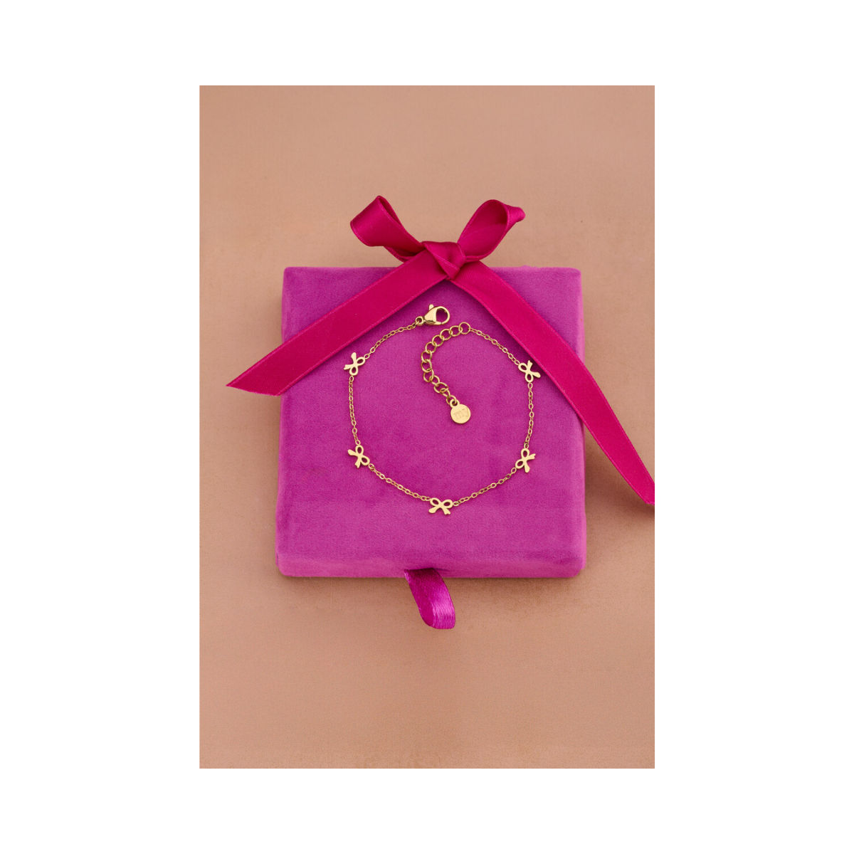 Bracelet with mini bows - Gold