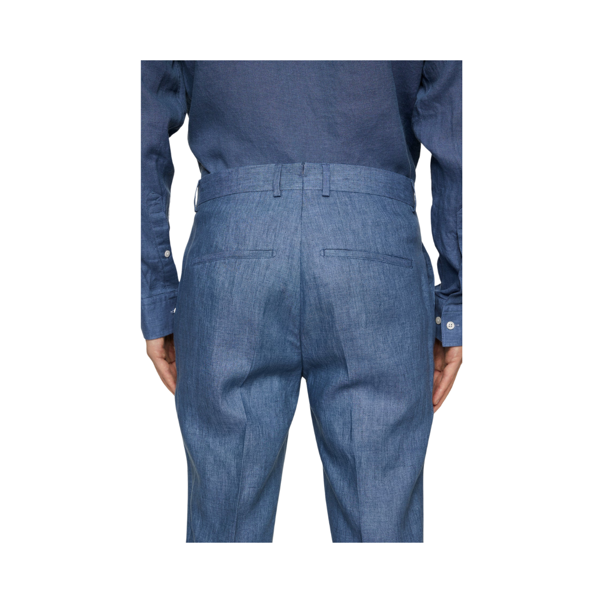 Grant Super Linen Pants - Rain Washed