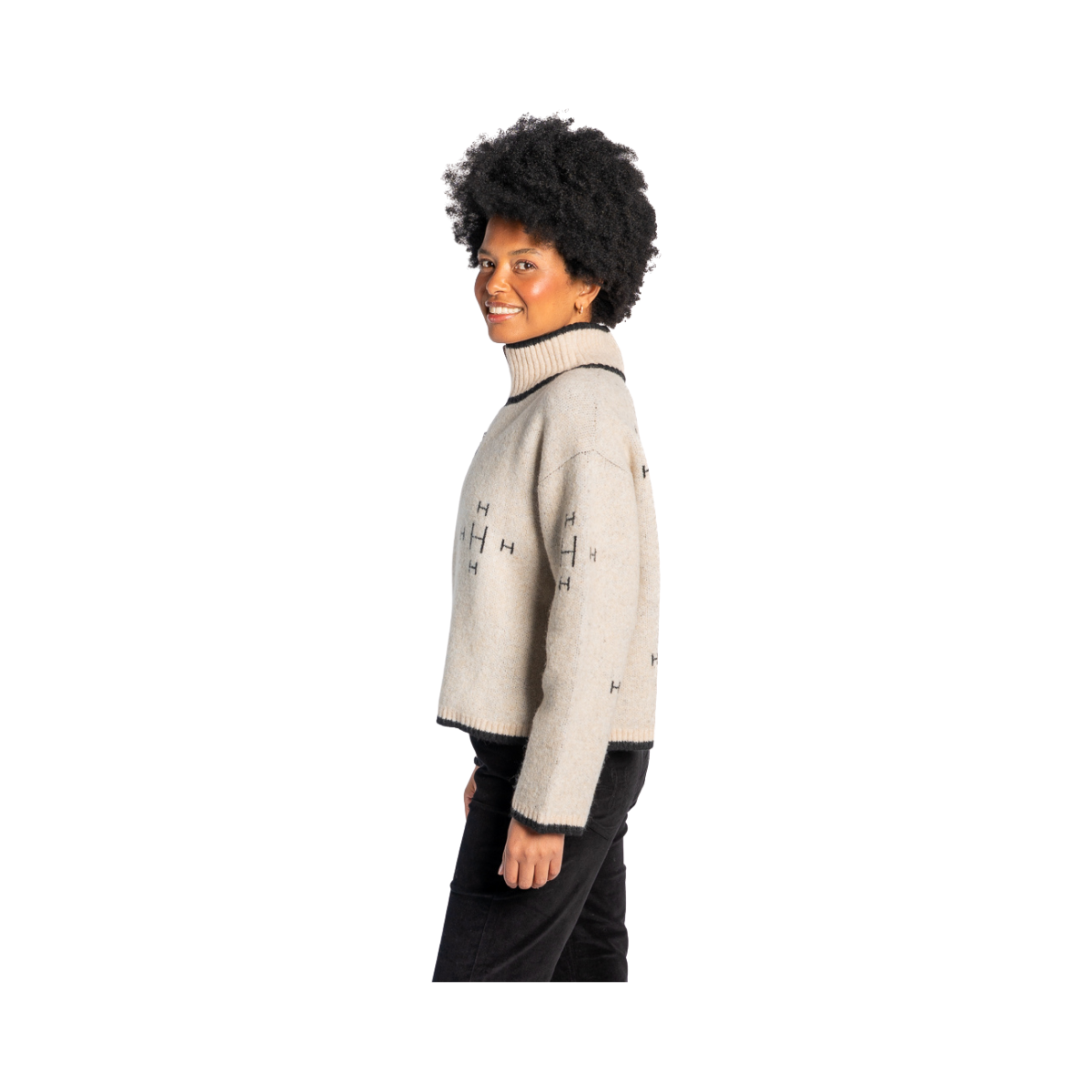 Iben Zip Jacket - Light Beige Melange