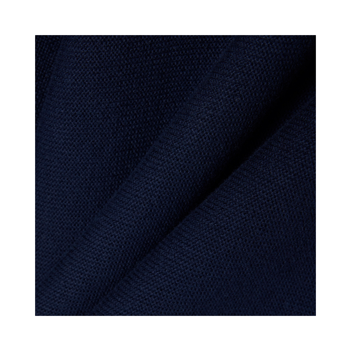 Polo Sweater - Navy Blue