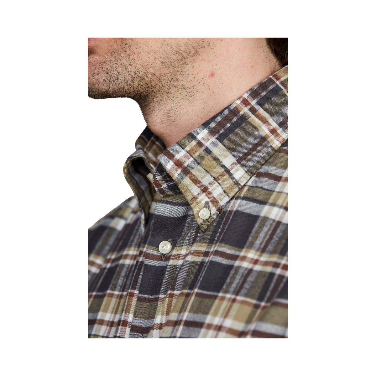 Twill Flanel Shirt - Green