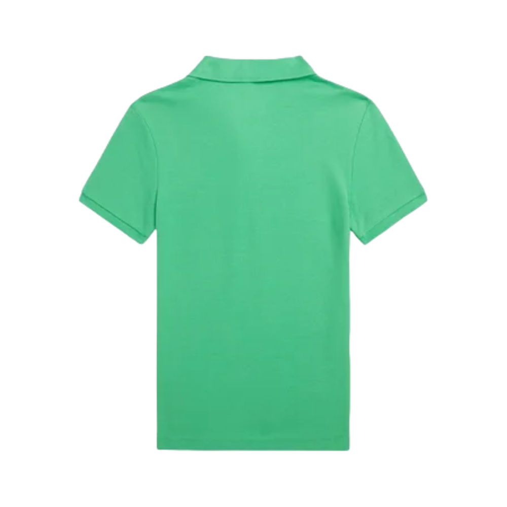 Custom Slim Fit Mesh Polo Shirt - Green