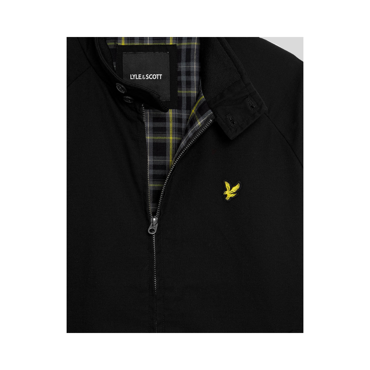 Cotton Harrington Jacket - Jet Black