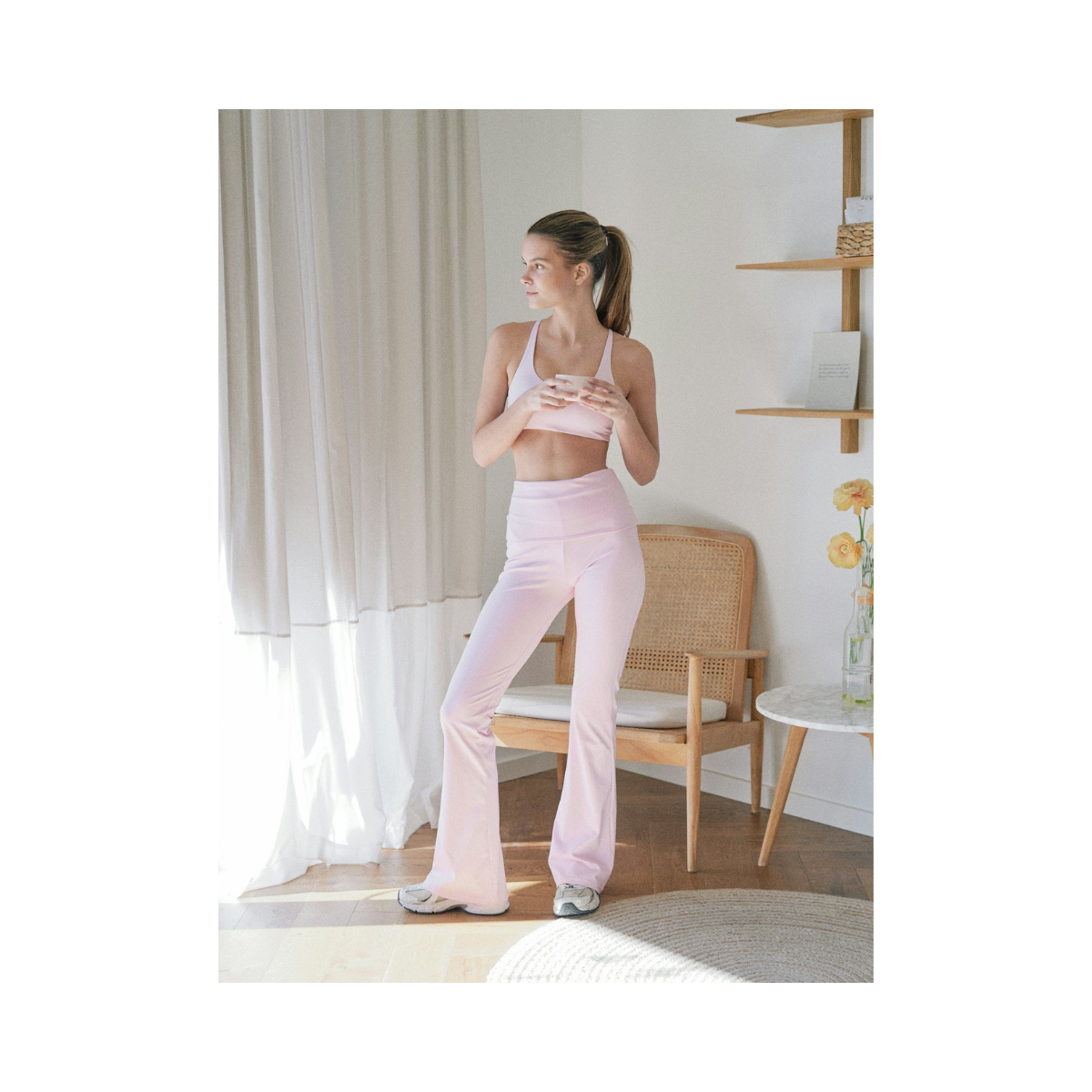 Ulianna Leggings Pants - Light pink