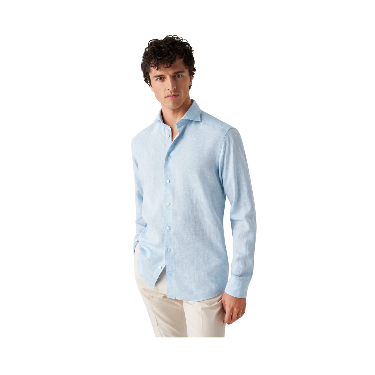 Contemporary Fit Casual Shirt - Blue
