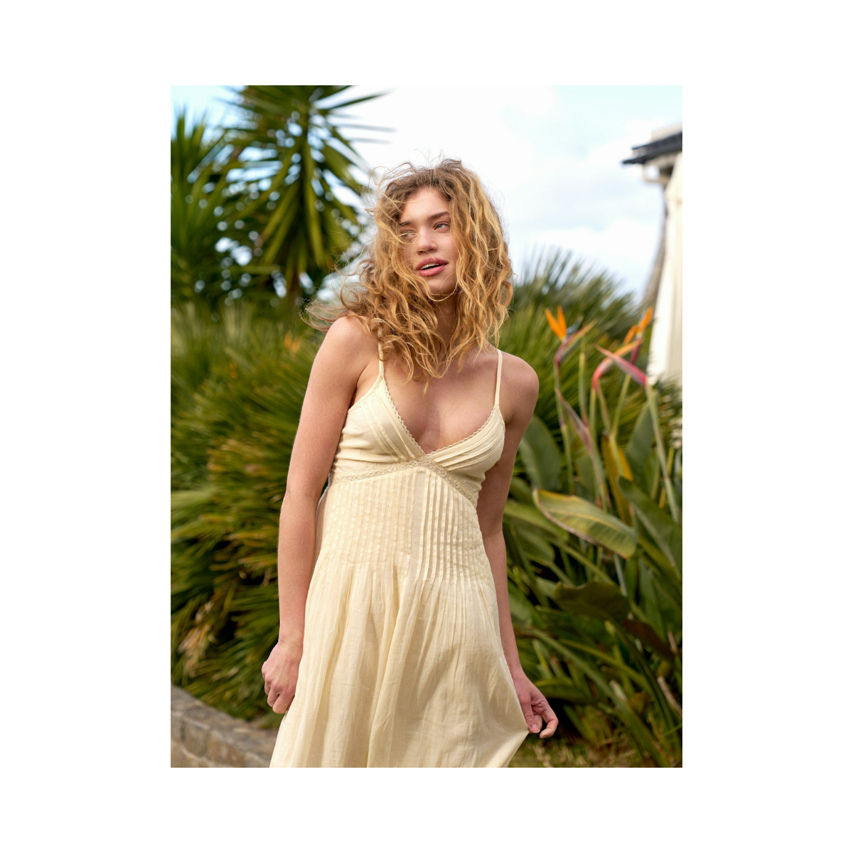 Elorie S Voile Dress - Butter Yellow
