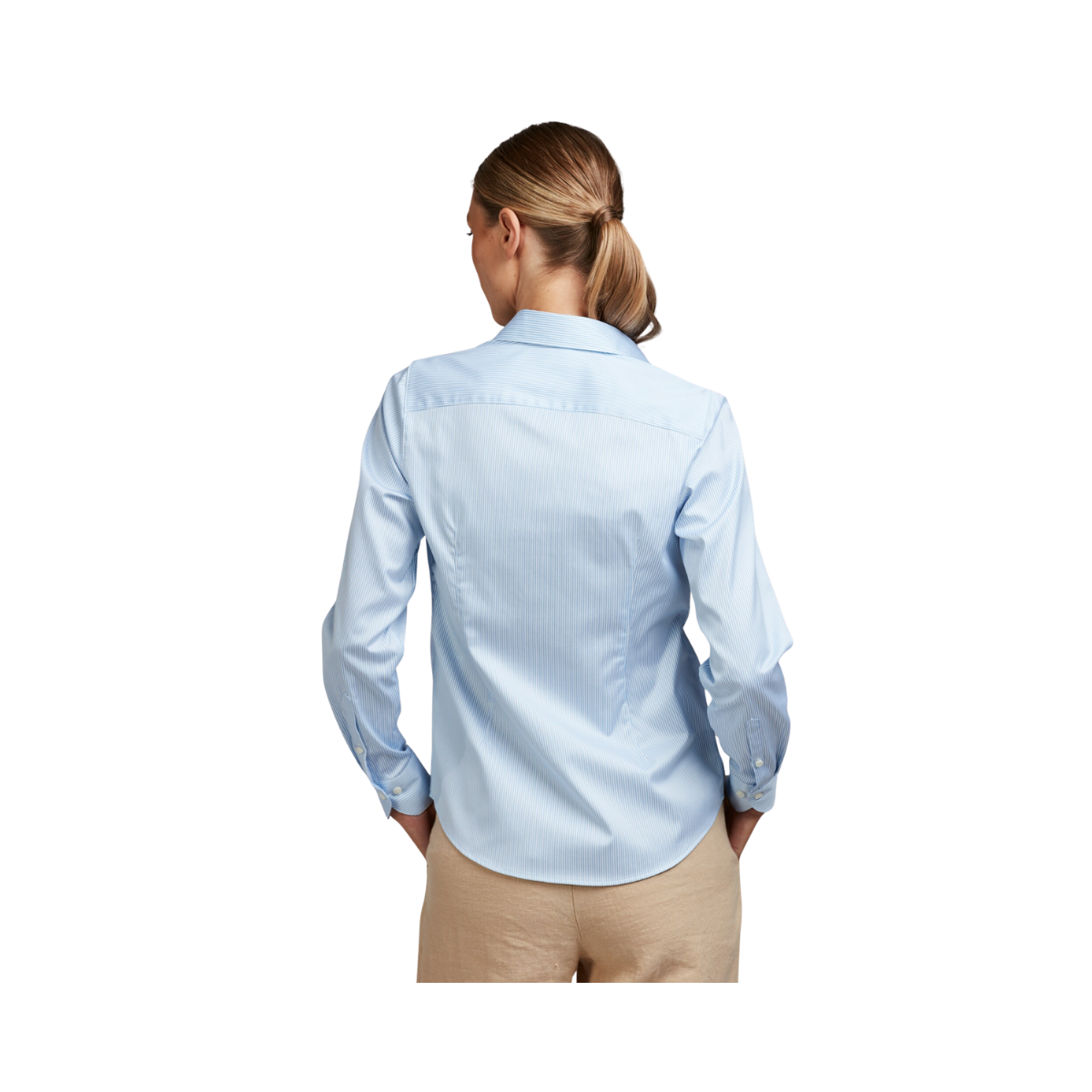 Sofie Shirt - Light blue stripe