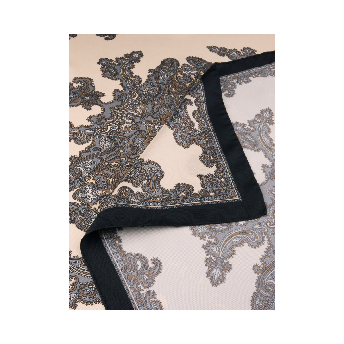 Silk Scarf - Beige