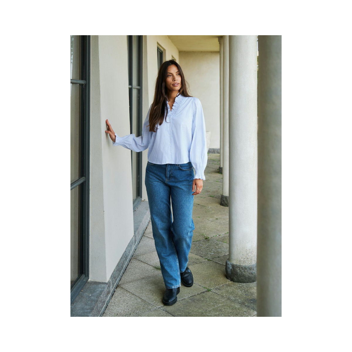 Simona D Pants - Stonewash