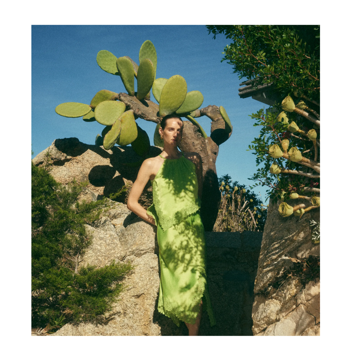 Madina topp - Lime