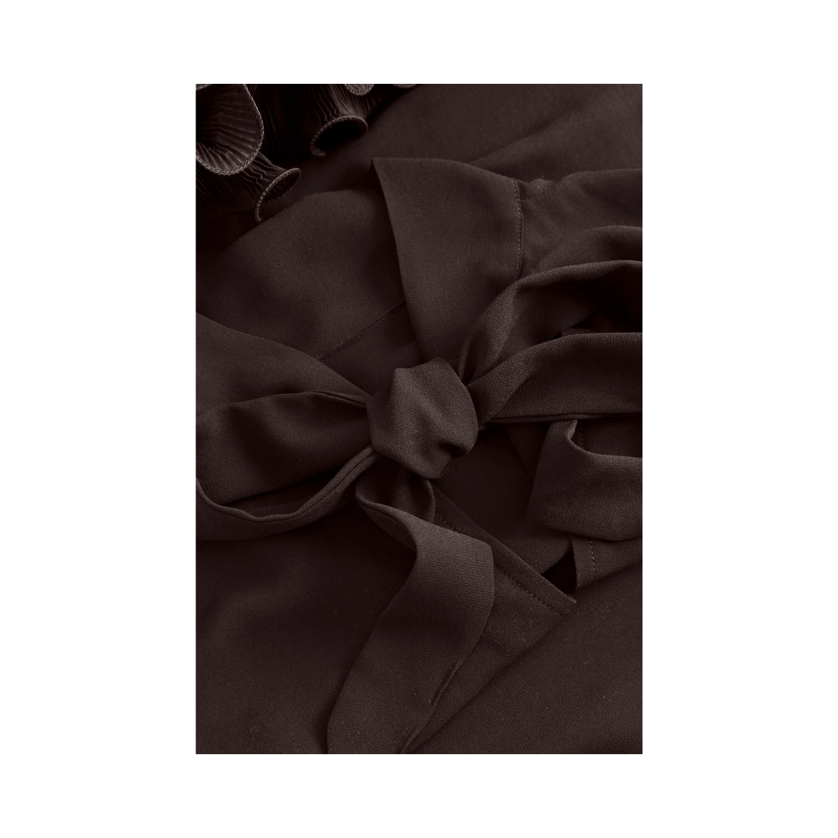 N-Latanietta Blouse - Chocolate