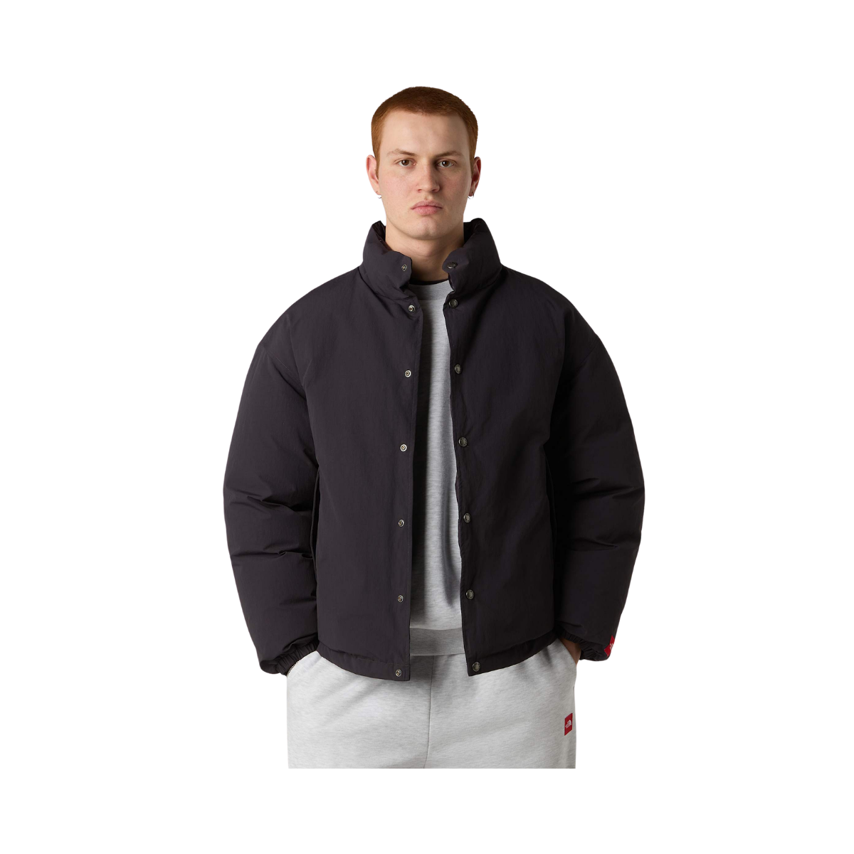 M Red Box Down Jacket - Obsidian