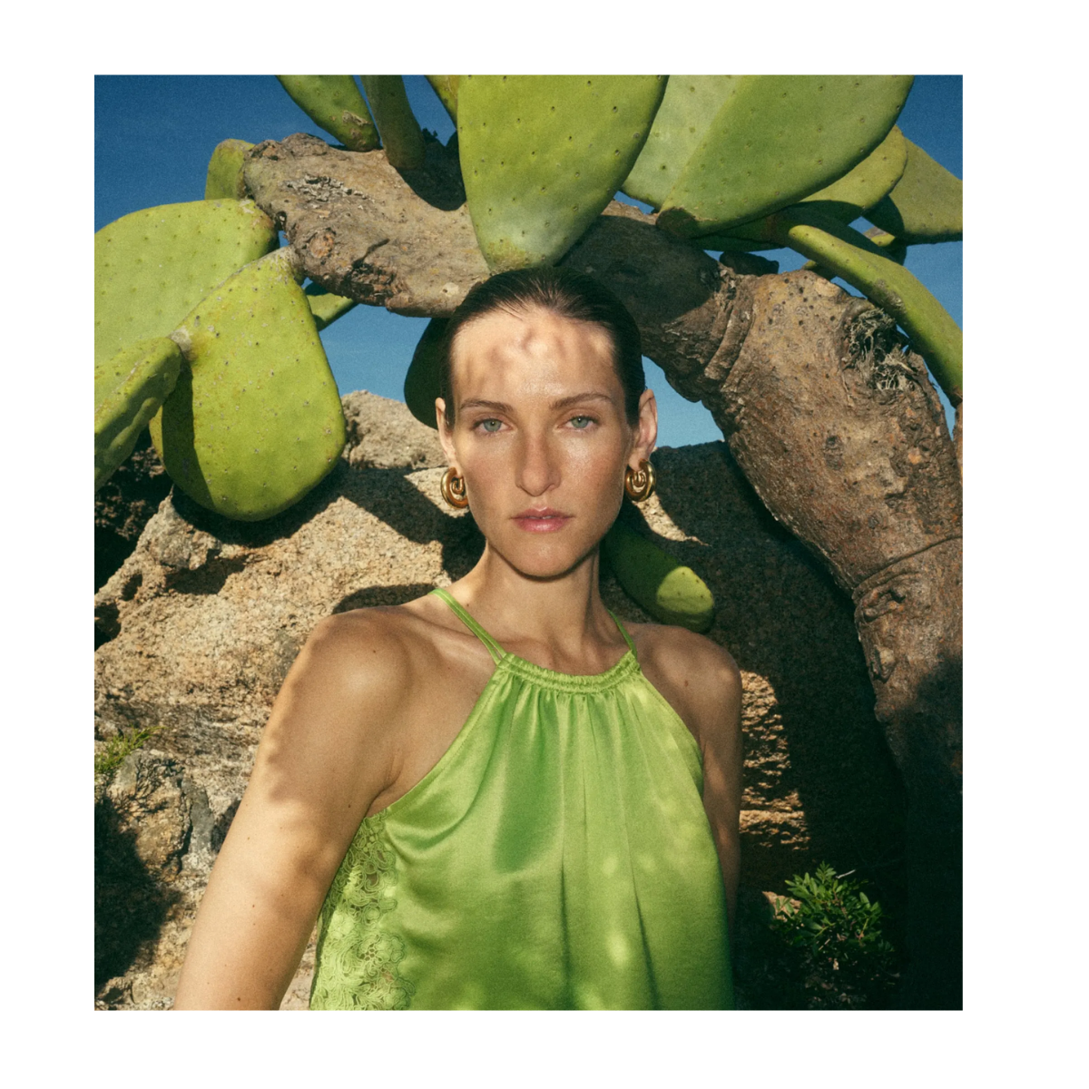 Madina topp - Lime