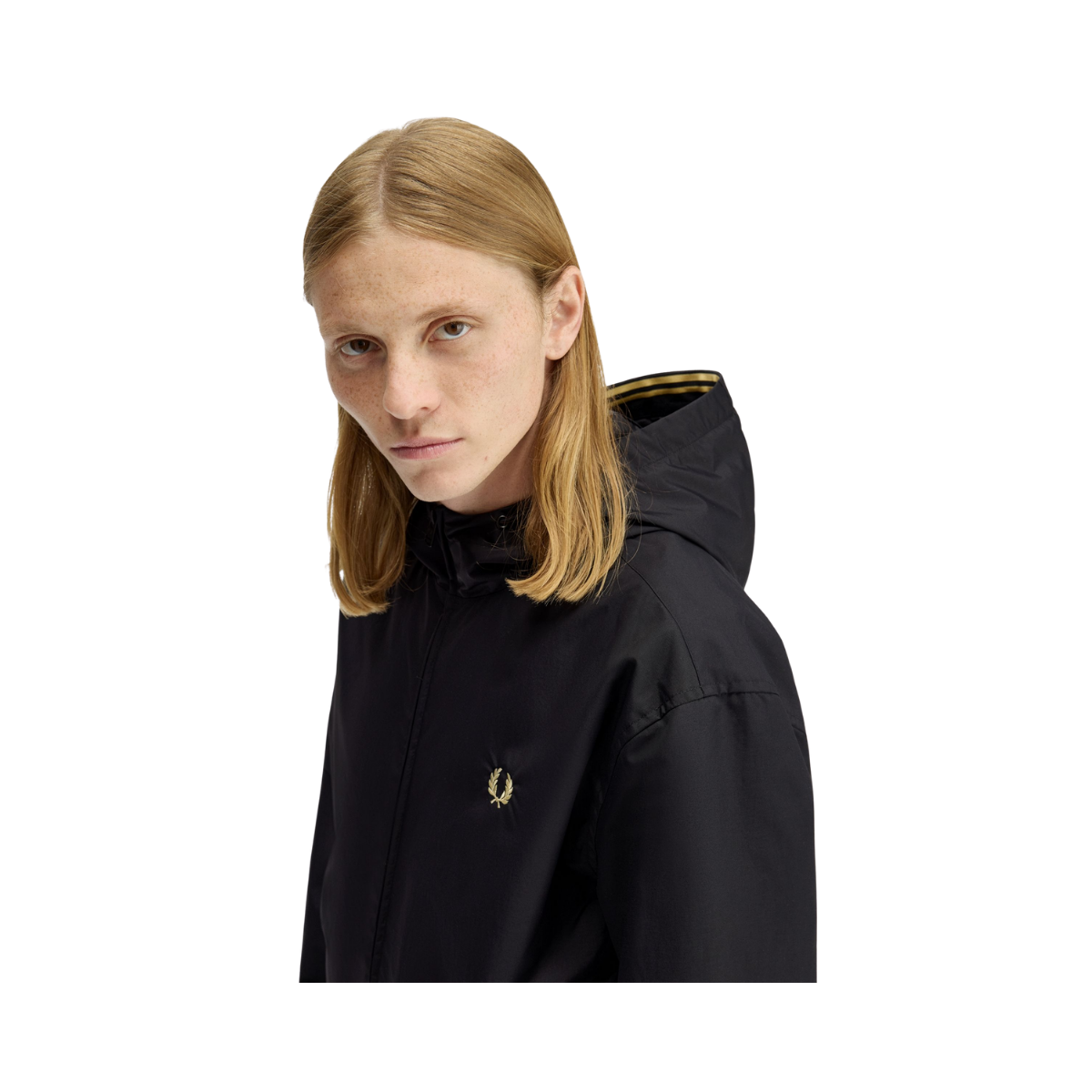 Hooded Brentham Jacket - Black