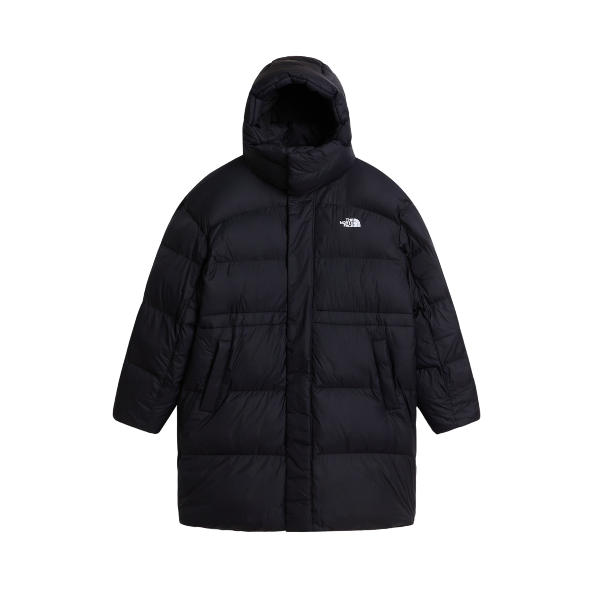 W Puffer Oversized Parka - Black