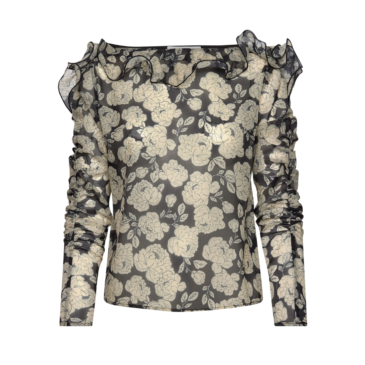 Angeline Rounded Frills - Peony