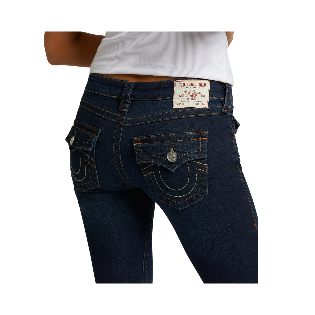 Becca Mid Rise Boot Cut Flap - Muddy Waters