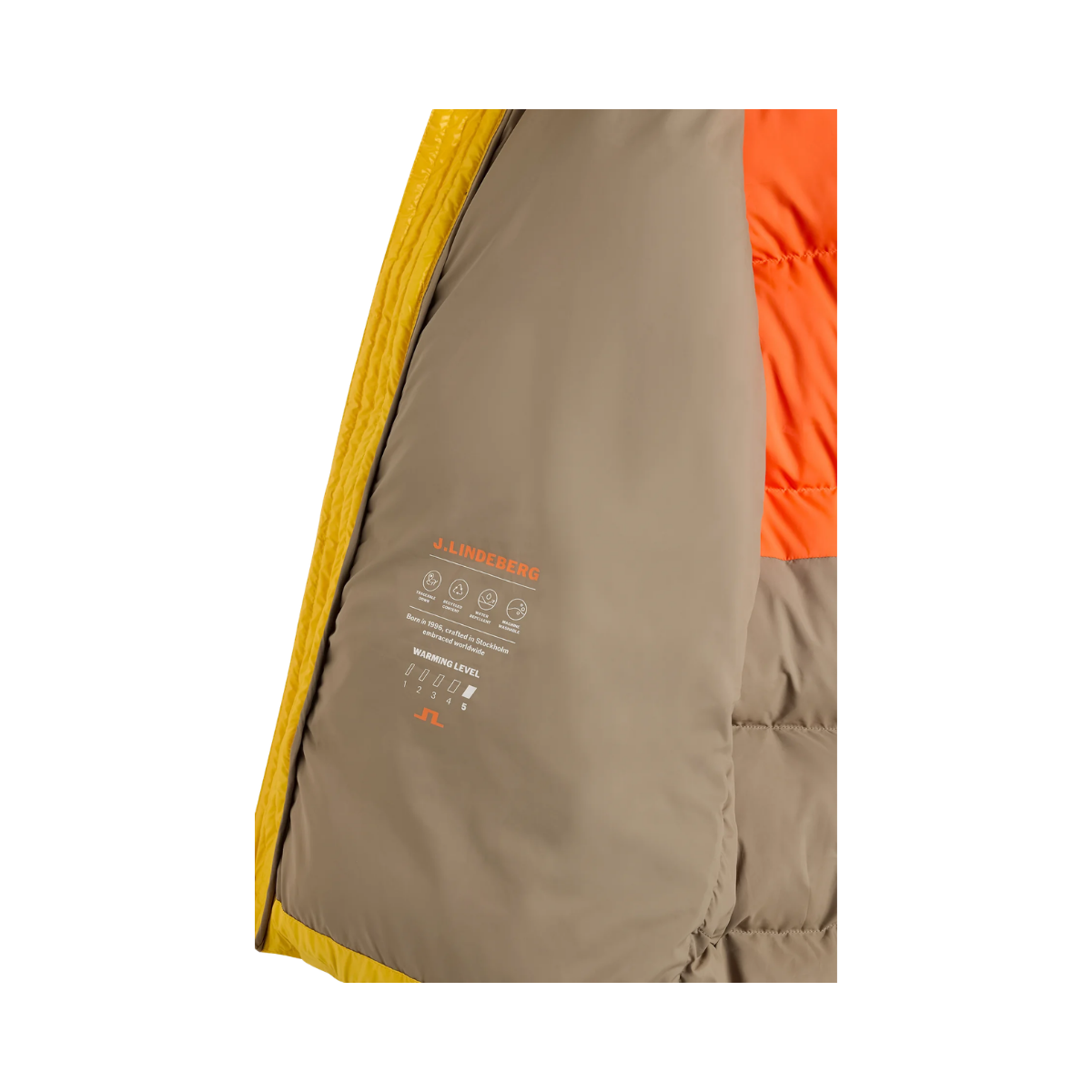 Creek Block Down Jacket - Bumblebee