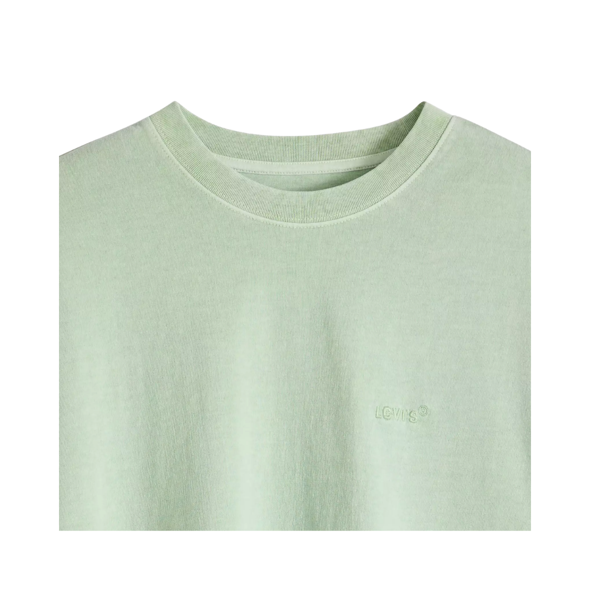Red Tab Vintage Tee - Garment Dye Cameo Green