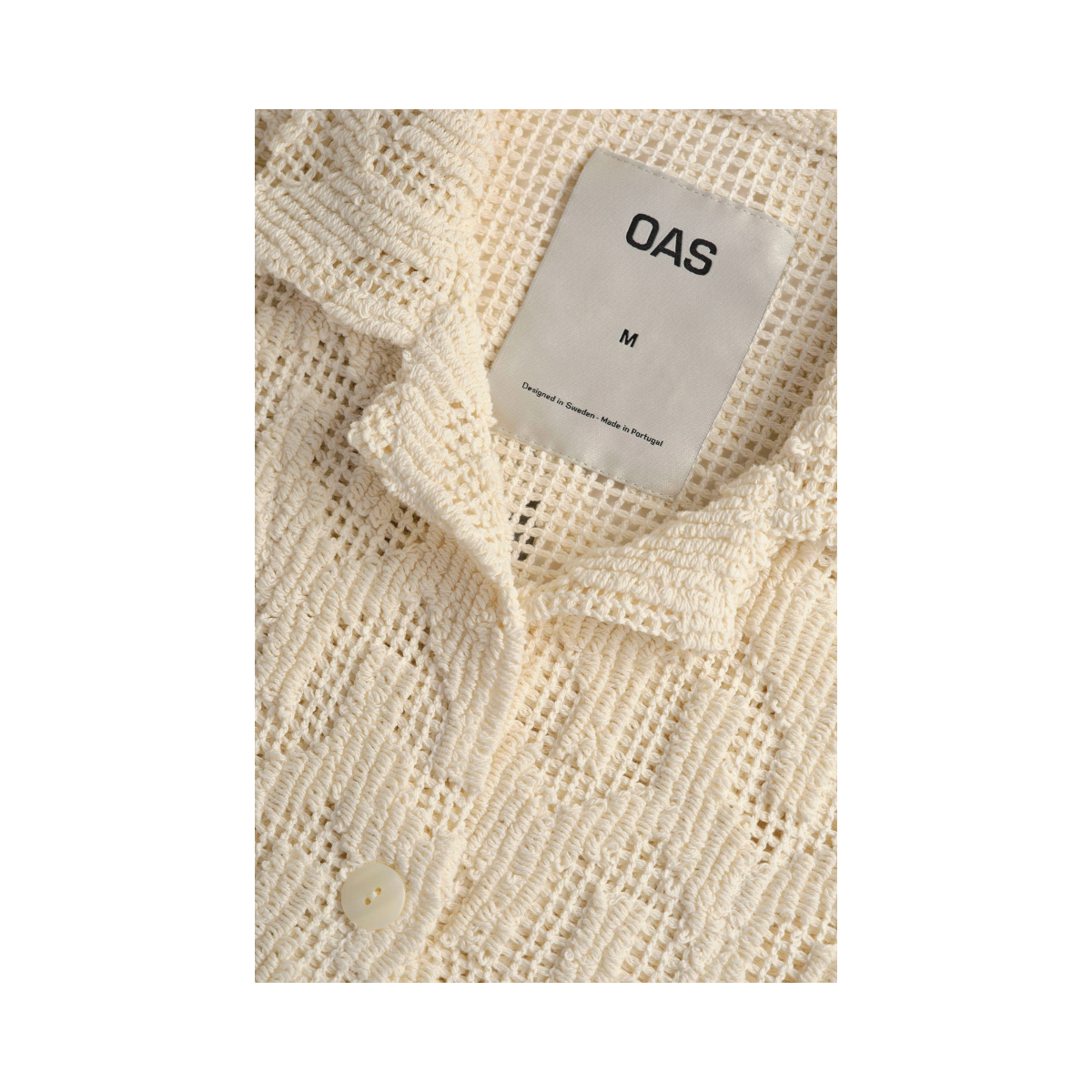 Atlas Cuba Crochet Shirt - Beige