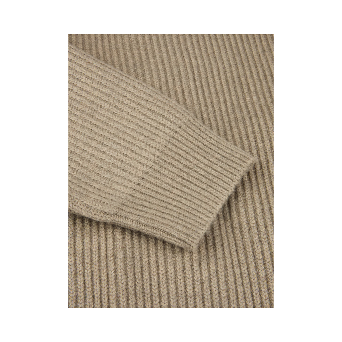 Jacket Knitted Hybrid Buttoned - Light beige