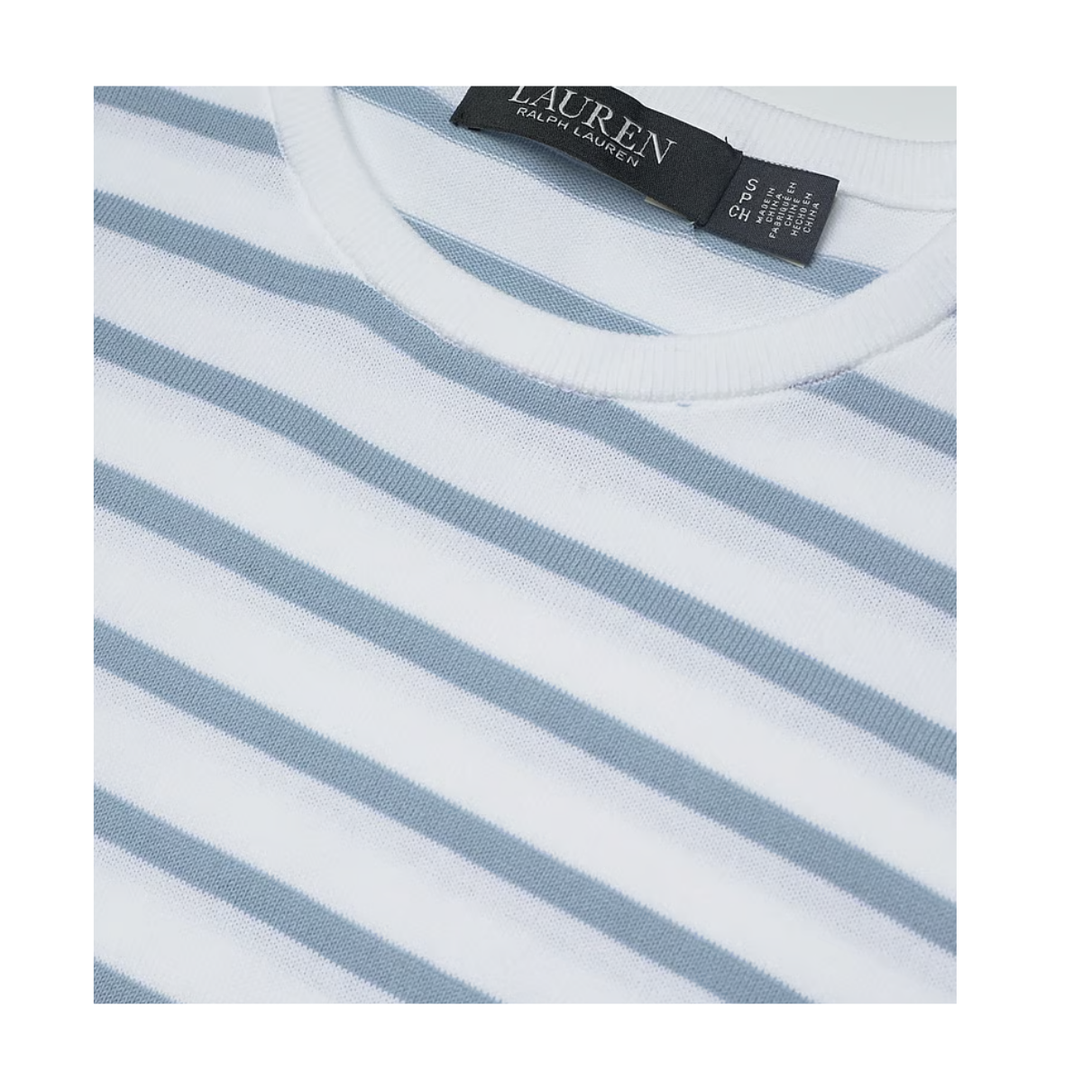 Sweater Pullover - White/Blue Note