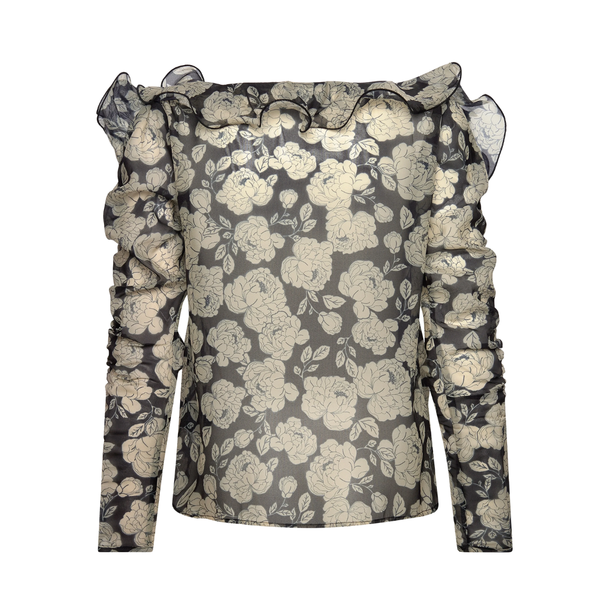 Angeline Rounded Frills - Peony