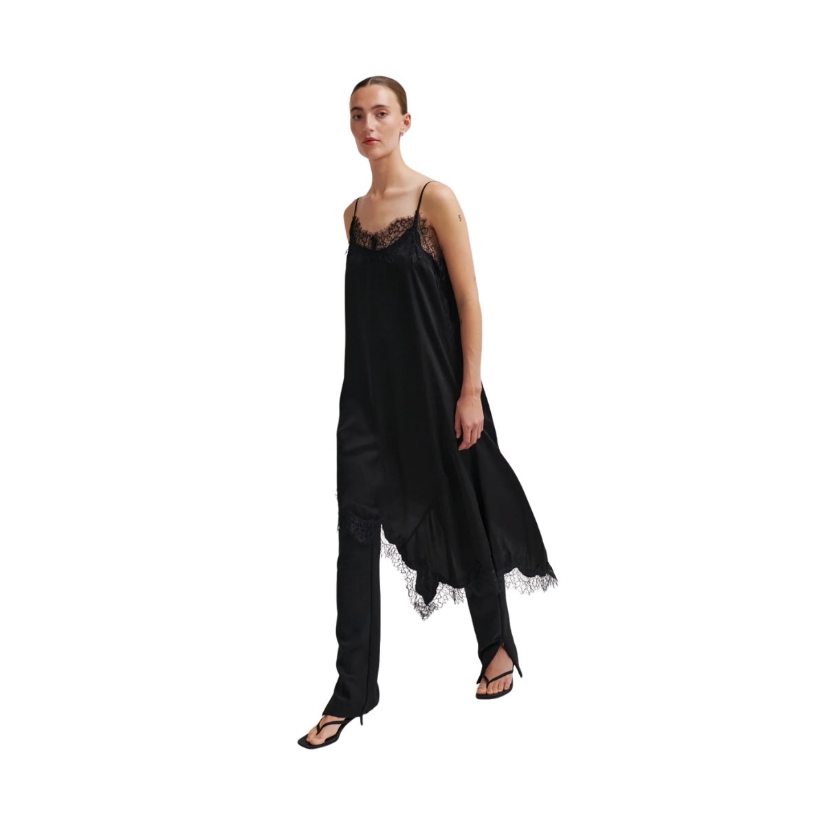 Lacia Strap Dress - 8001 Black