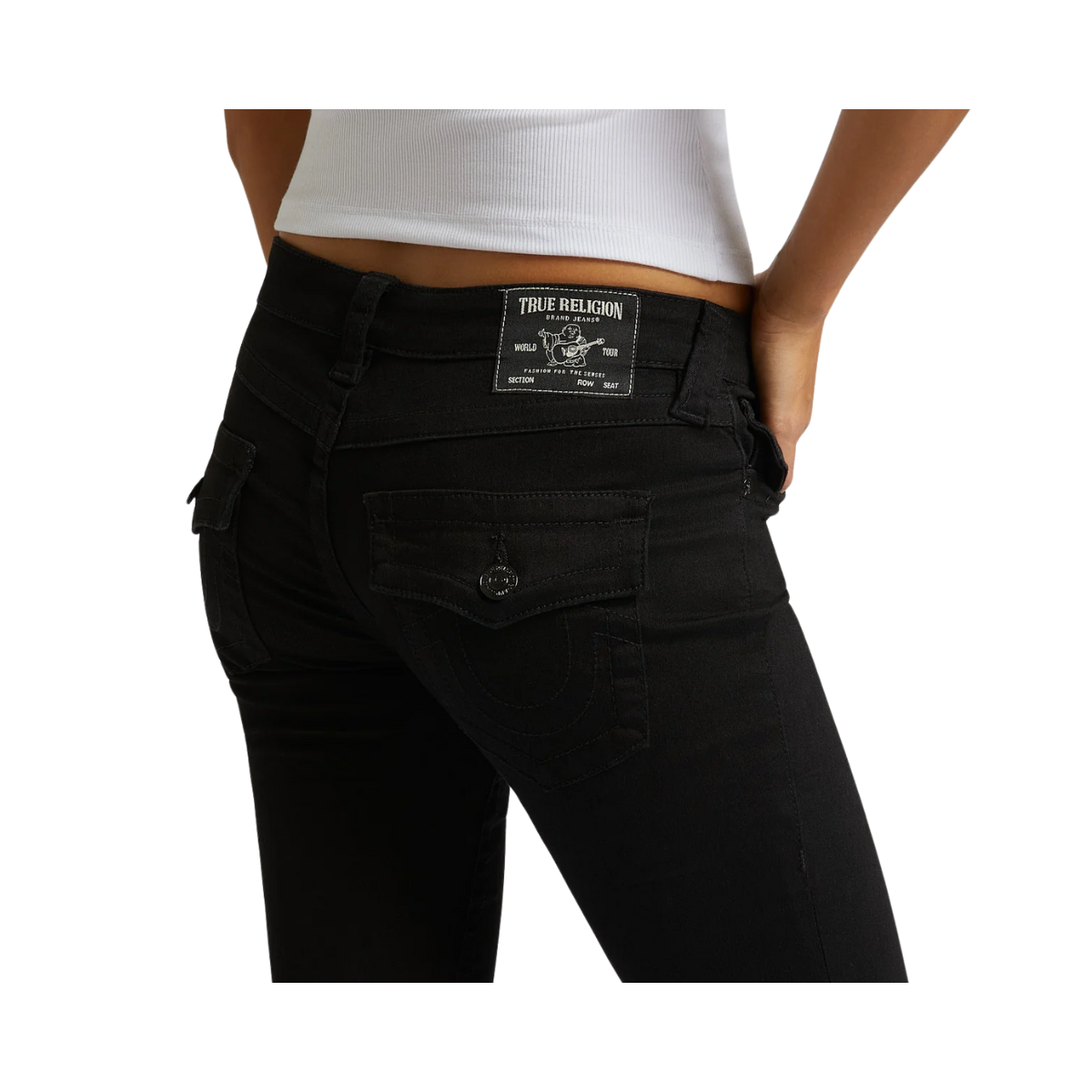 Joey Low Rise Flare - Black