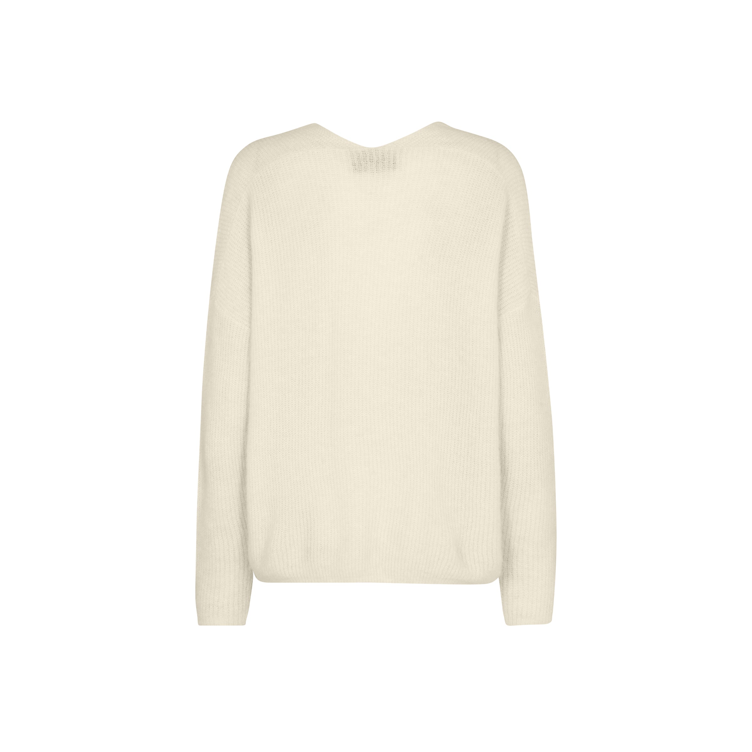 Thora V-Neck Knit - Ecru