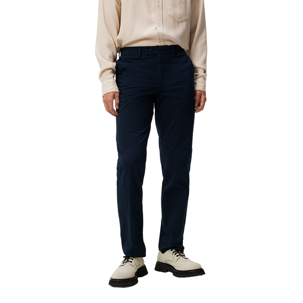 Lois Cloud Satin Pants - Navy