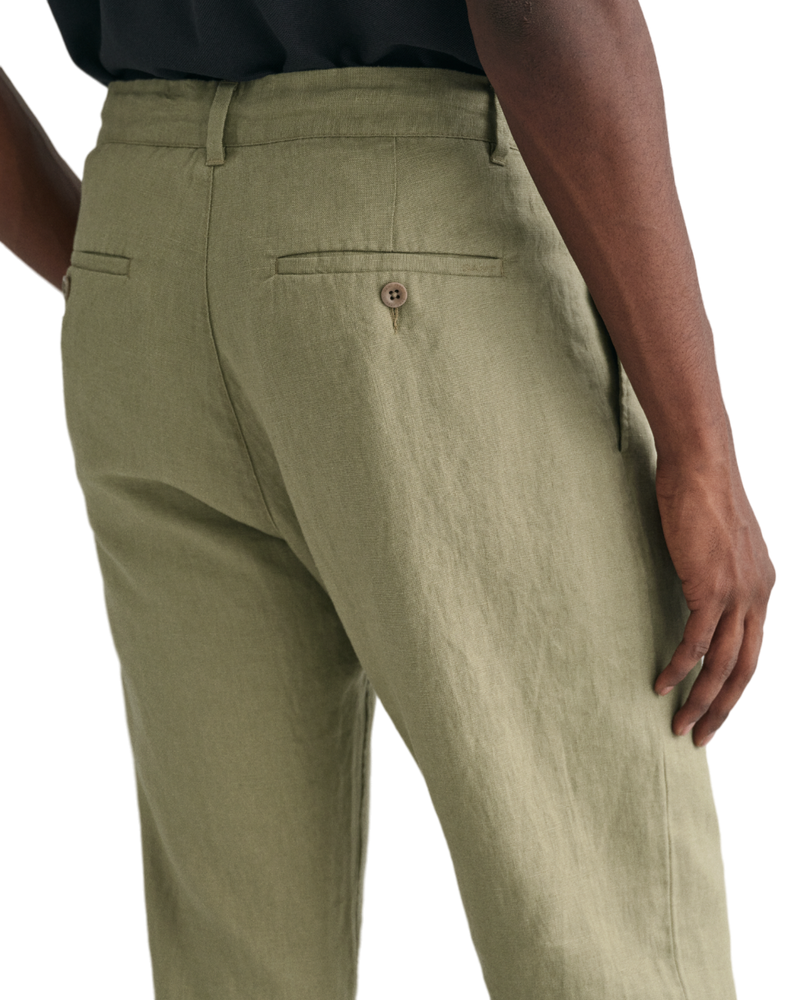 Relaxed Linen DS Pants - 203 Dried Clay