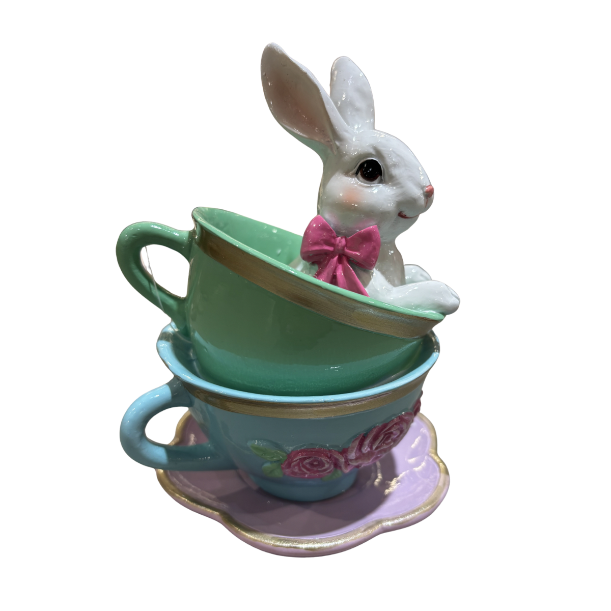 P - Rabbit in cup - -
