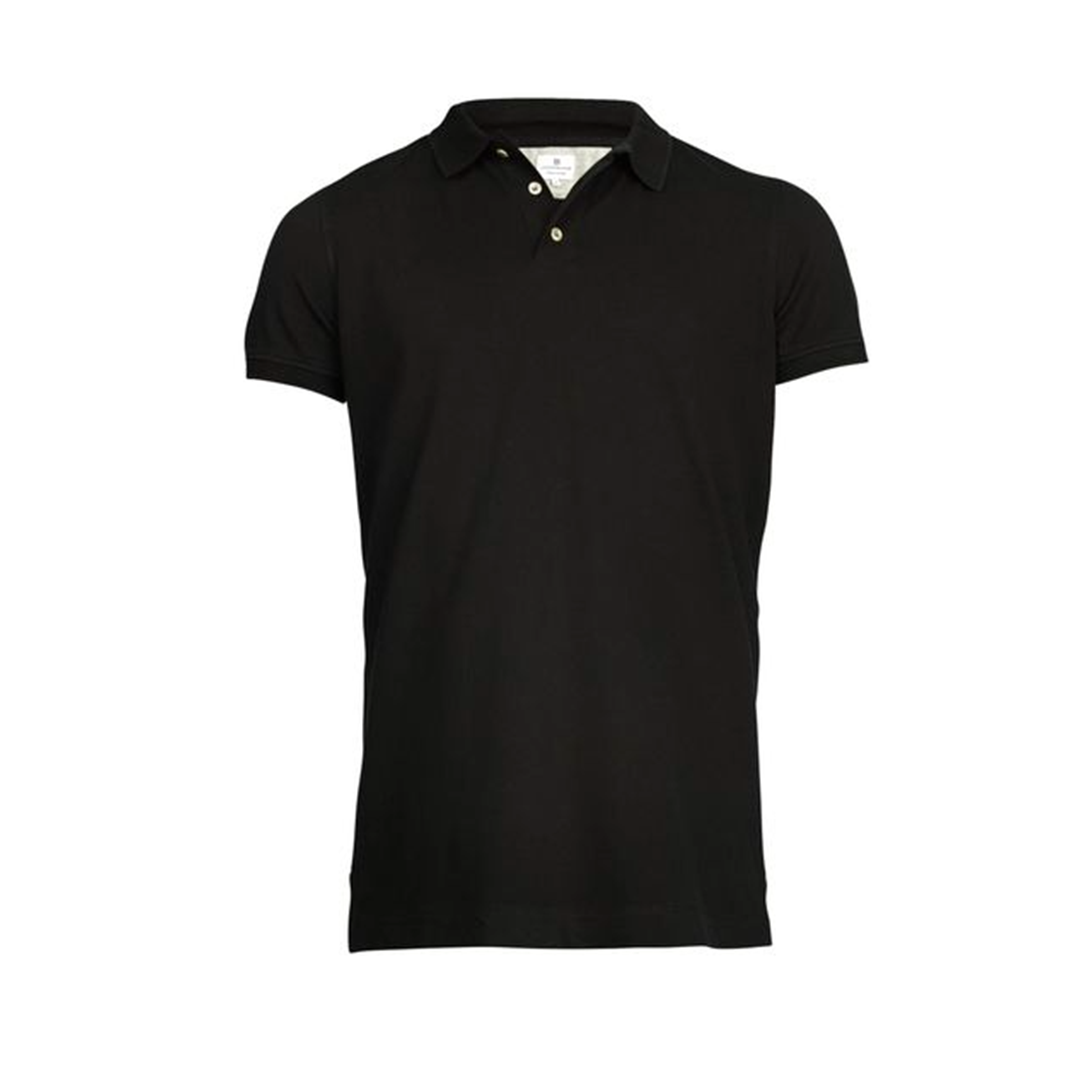 Pique Stretch Polo - Black