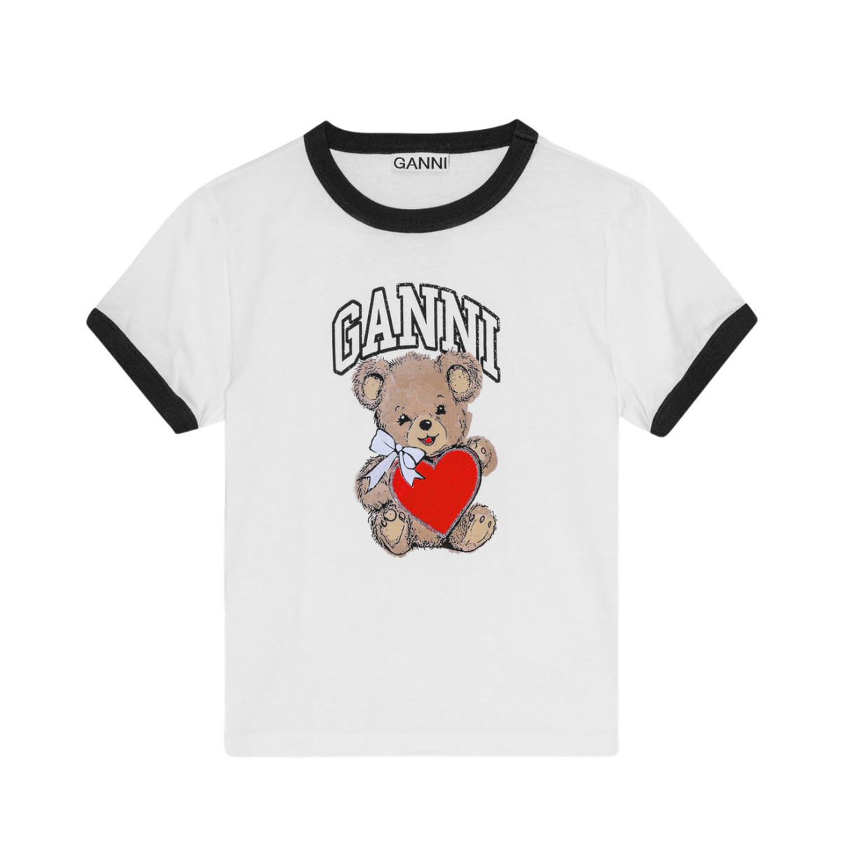 Basic Jersey Bear Small T-shirt - Bright White
