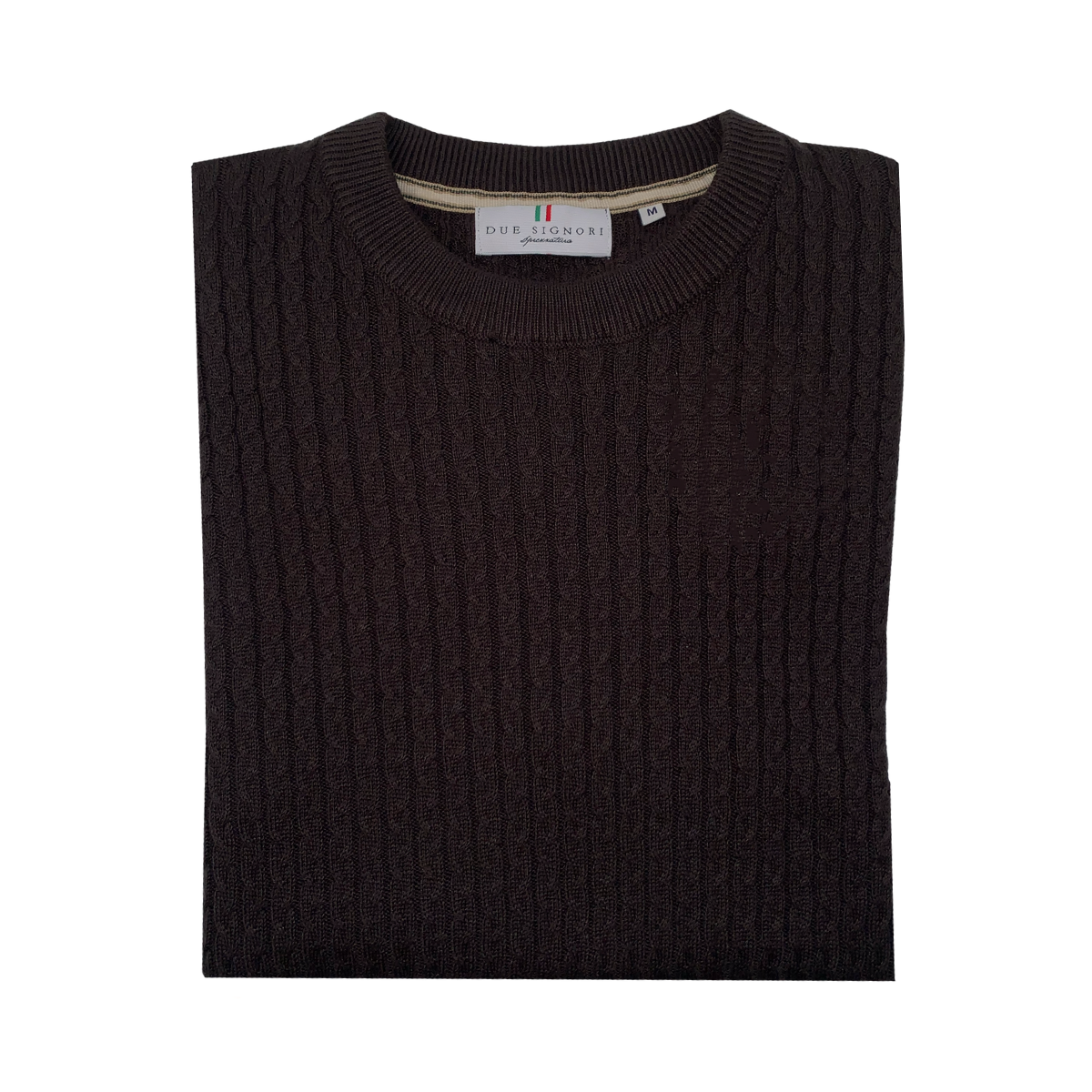 Walker Cable Knit - Brown