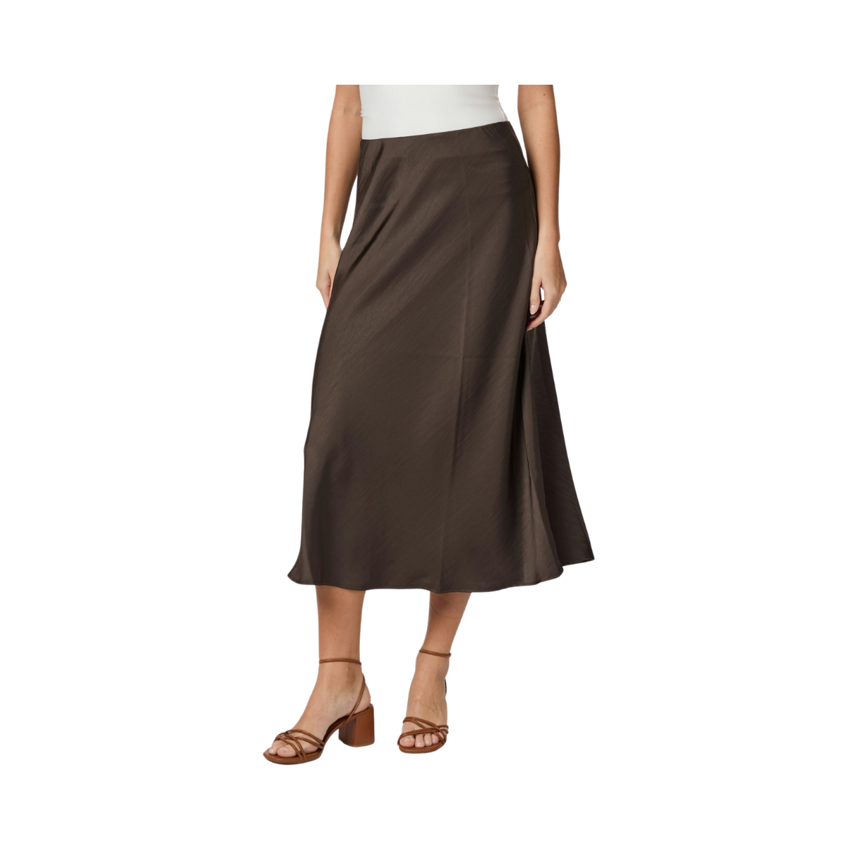 Bovary Skirt - Dark brown