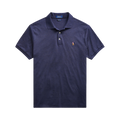 Custom Slim Fit Soft Cotton Polo Shirt - Spring Navy Heater