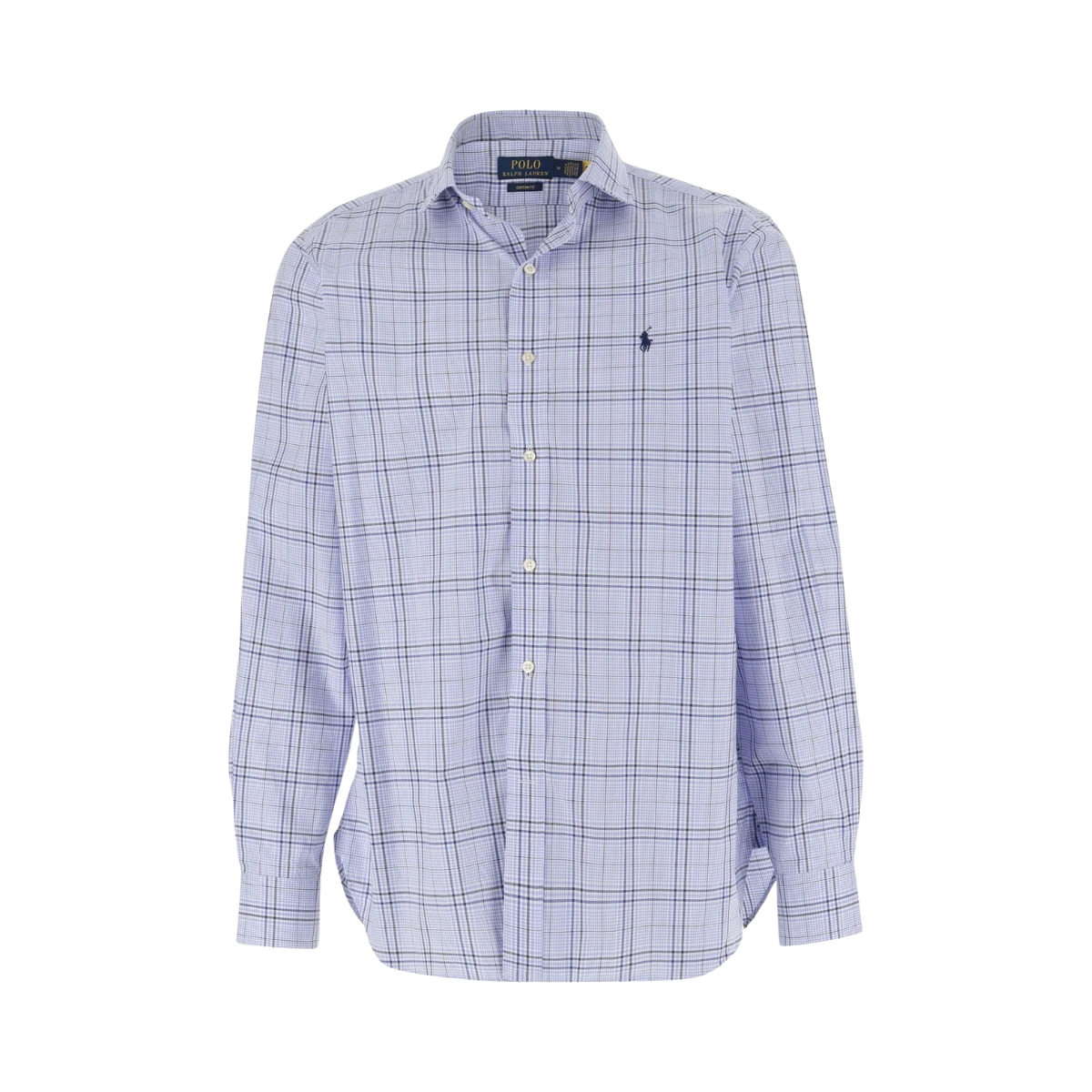 Long Sleeve Dress Shirt - Blue Multi